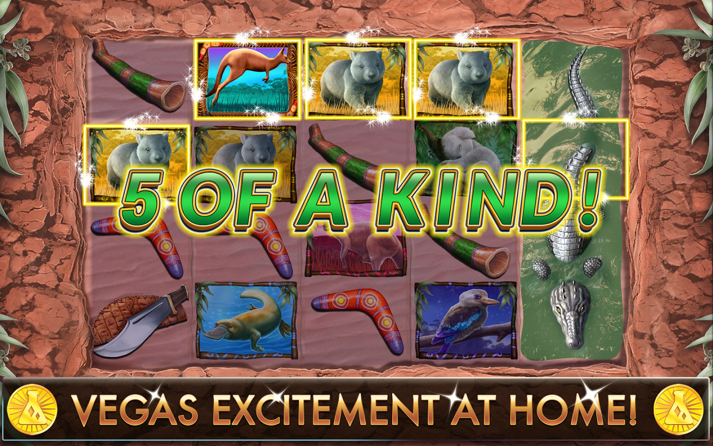 Lucky Pokies slots winning 5 of a kind