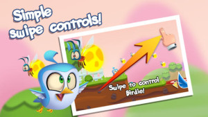 Early Bird And Friends simple swipe controls