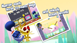 Early Bird And Friends master each level to earn bugs and unlock bonus levels